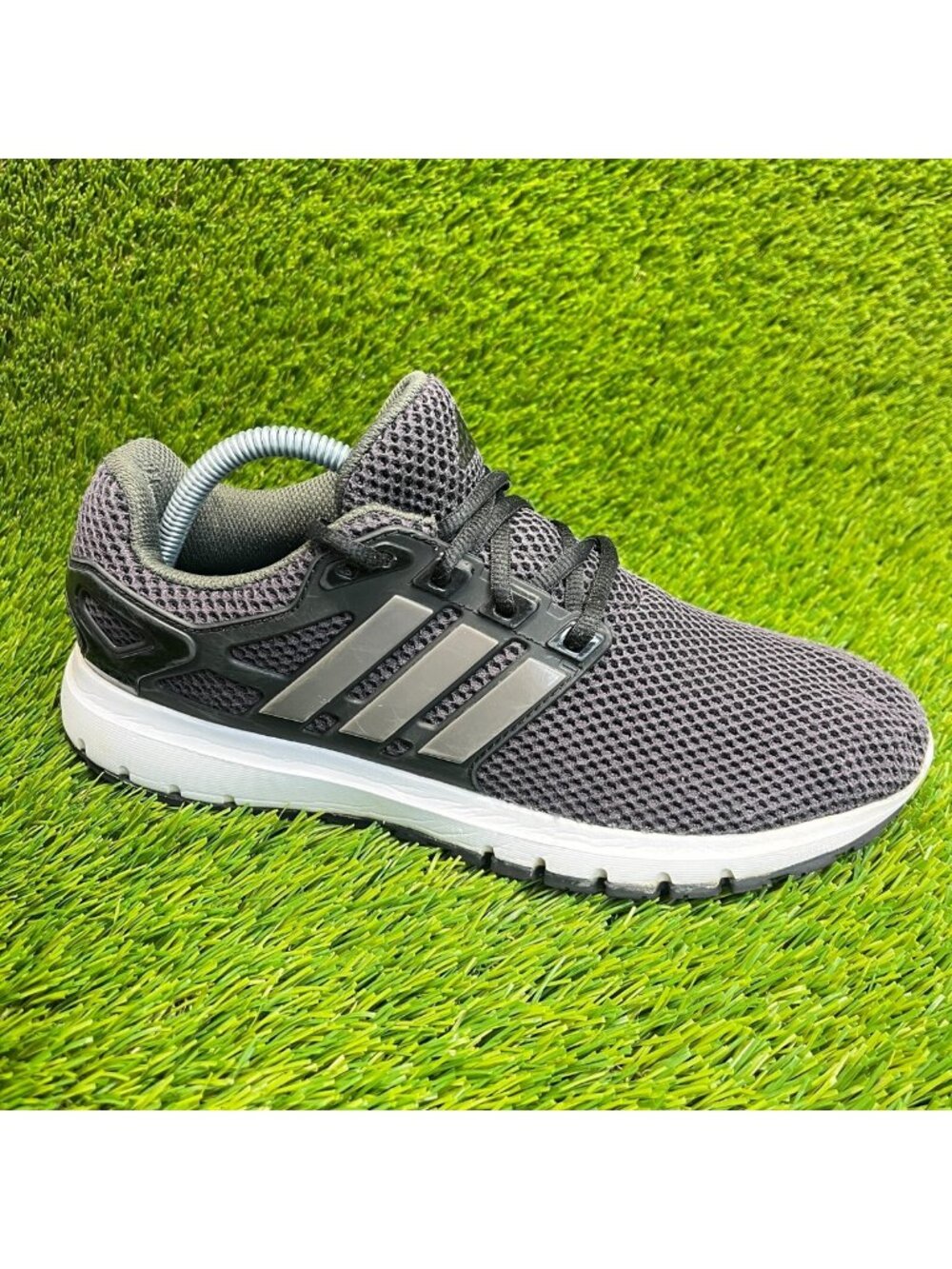 Adidas Energy Cloud Womens Size 9 Black White Walking‎ Running Shoes Sneakers